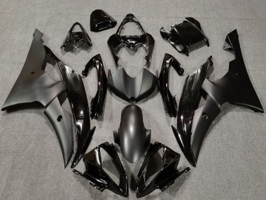 Mejores Carenados Moto Yamaha R6 2008-2016 - Negro Brillante Negro Mate