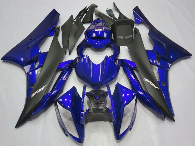 Mejores Carenados Moto Yamaha R6 2006-2007 - Azul Negro Mate