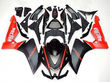 Mejores Carenados Moto Aprilia RS4 125 2012-2018 - Rojo Negro Mate