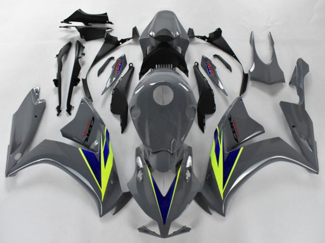 Mejores Carenados Moto Honda CBR1000RR 2012-2016 - Nardo Gris Azul Fluo Amarillo