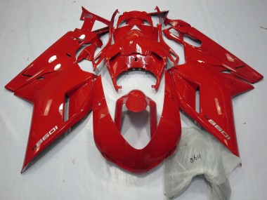 Mejores Carenados Moto Ducati 1098 2007-2014 - Rojo