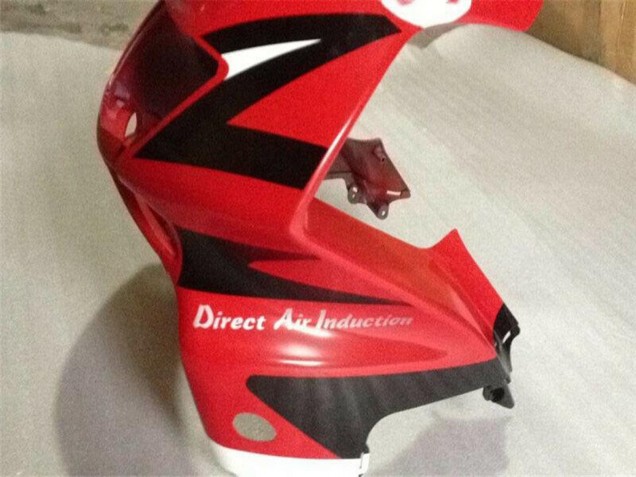 Mejores Carenados Moto Honda CBR600 F3 1995-1996 - Blanco Rojo Negro Brillante