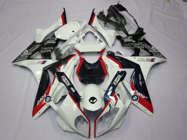 Mejores Kits Carenado Moto BMW S1000RR 2009-2014 - Blanco Rojo Negro Brillante