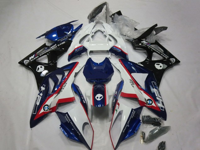 Mejores Carenados Moto BMW S1000RR 2009-2014 - Blanco Rojo Azul Negro HP