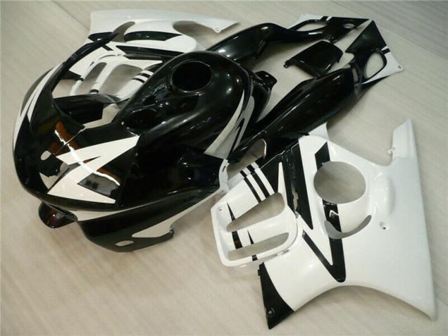 Mejores Carenados Moto Honda CBR600 F3 1995-1996 - Blanco Negro Brillante