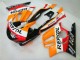 Mejores Carenado Moto Honda CBR600 F3 1995-1996 - Naranja Blanco Rojo Negro Brillante Repsol