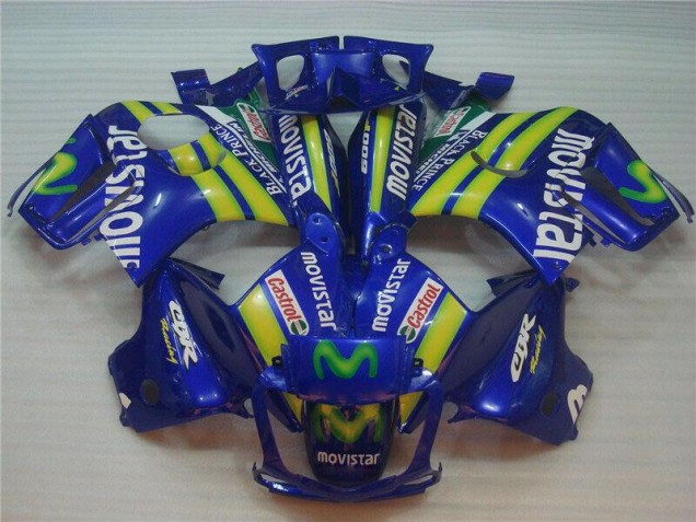 Mejores Carenados Moto Honda CBR600 F3 1995-1996 - Azul Verde Amarillo MoviStar Rojo Castrol