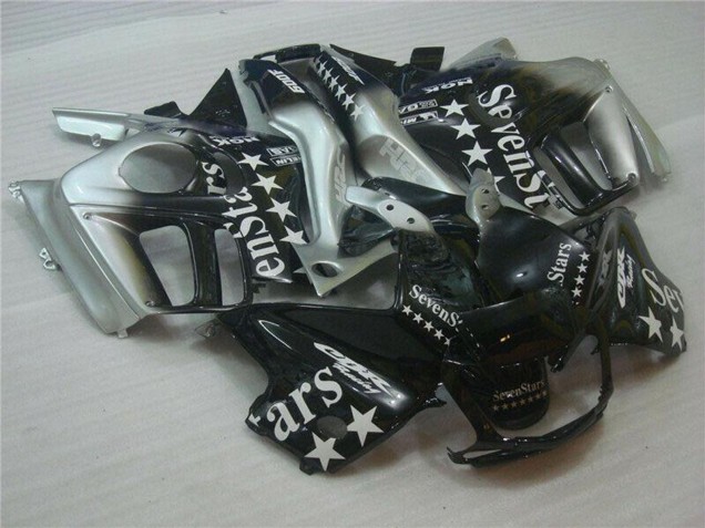 Mejores Carenados Moto Honda CBR600 F3 1995-1996 - Plata Negro Brillante SevenStars