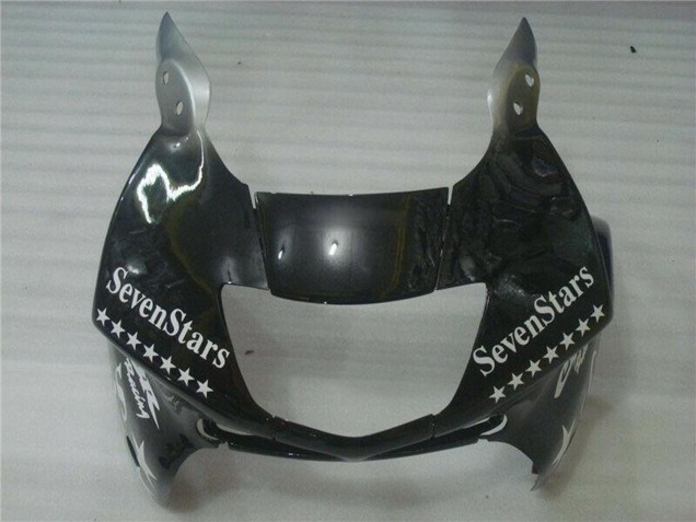 Mejores Carenados Moto Honda CBR600 F3 1995-1996 - Plata Negro Brillante SevenStars