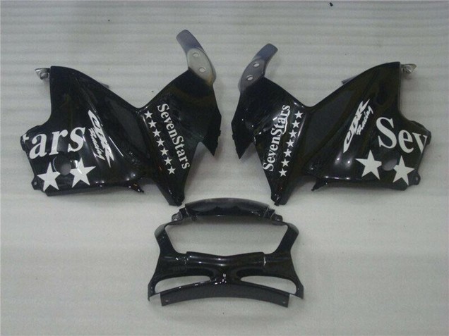 Mejores Carenados Moto Honda CBR600 F3 1995-1996 - Plata Negro Brillante SevenStars