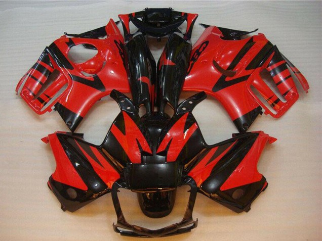 Mejores Carenado Moto Honda CBR600 F3 1995-1996 - Rojo Negro Brillante