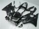 Mejores Carenados Moto Honda CBR600 F4i 2001-2003 - Negro Brillante Negro Mate