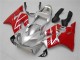 Mejores Kits Carenados Moto Honda CBR600 F4i 2001-2003 - Plata Rojo