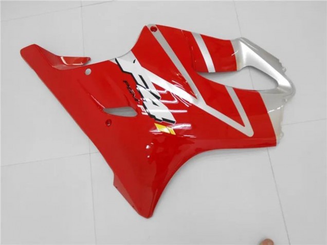 Mejores Kits Carenados Moto Honda CBR600 F4i 2001-2003 - Plata Rojo