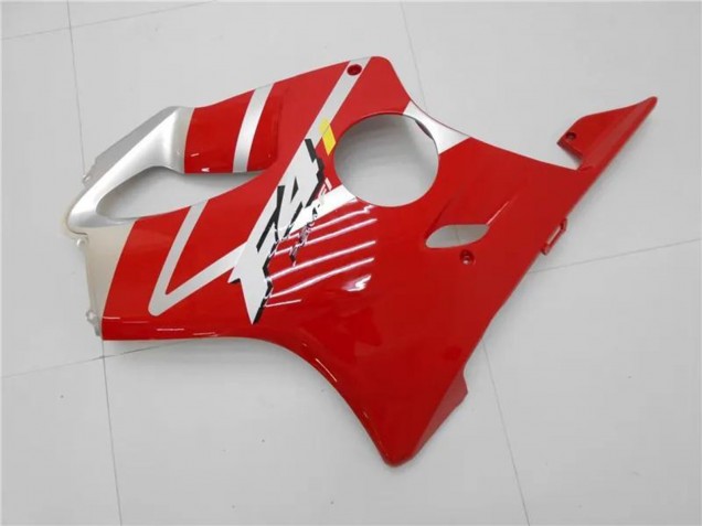 Mejores Kits Carenados Moto Honda CBR600 F4i 2001-2003 - Plata Rojo