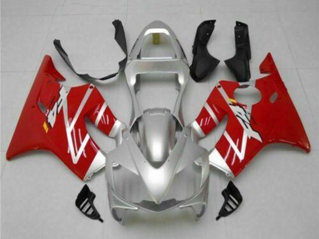 Mejores Kits Carenados Moto Honda CBR600 F4i 2001-2003 - Plata Rojo
