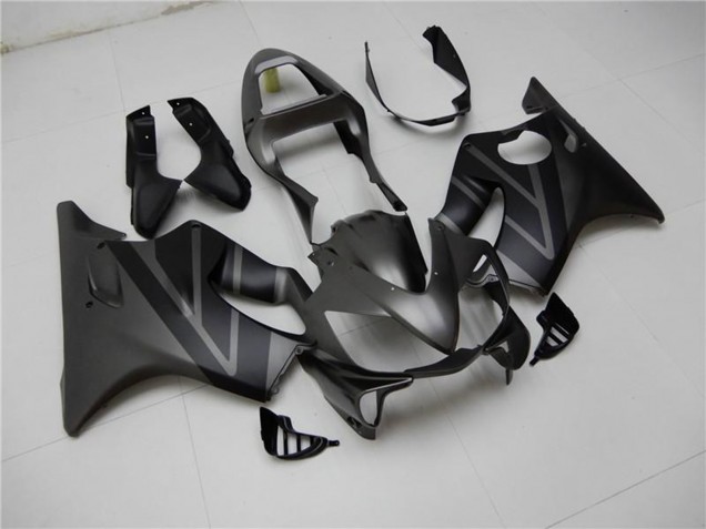 Mejores Kits Carenado Moto Honda CBR600 F4i 2001-2003 - Negro Mate Gris