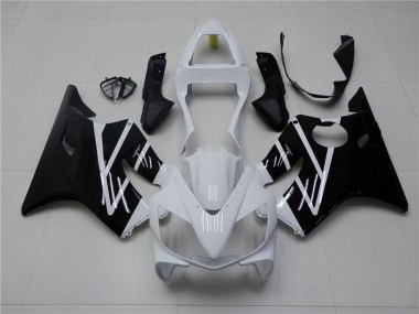 Mejores Kits Carenado Moto Honda CBR600 F4i 2001-2003 - Blanco Negro Brillante