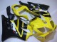 Mejores Carenado Moto Honda CBR600 F4i 2001-2003 - Amarillo Negro Brillante