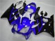 Mejores Carenado Moto Honda CBR600 F4i 2001-2003 - Azul Negro Brillante