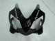 Mejores Carenados Moto Honda CBR600 F4i 2001-2003 - Negro Brillante Plata SevenStars