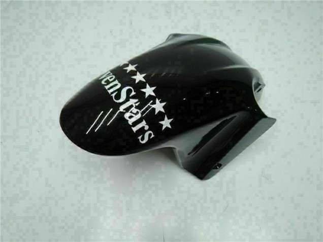 Mejores Carenados Moto Honda CBR600 F4i 2001-2003 - Negro Brillante Plata SevenStars