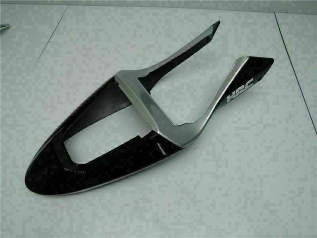 Mejores Carenados Moto Honda CBR600 F4i 2001-2003 - Negro Brillante Plata SevenStars