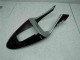 Mejores Carenados Moto Honda CBR600 F4i 2001-2003 - Negro Brillante Plata SevenStars