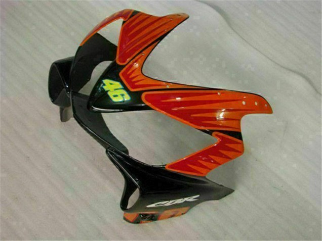 Mejores Carenados Moto Honda CBR600 F4i 2001-2003 - Amarillo Naranja Negro Brillante Rossi 46