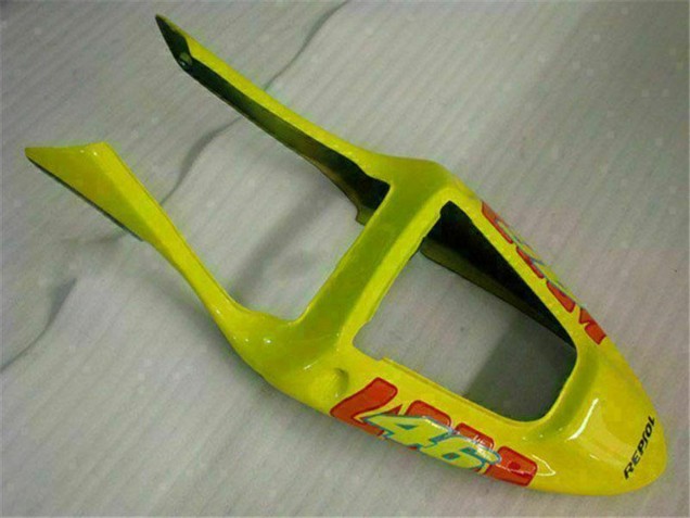 Mejores Carenados Moto Honda CBR600 F4i 2001-2003 - Amarillo Naranja Negro Brillante Rossi 46