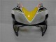 Mejores Carenados Moto Honda CBR600 F4i 2001-2003 - Blanco Amarillo Negro Brillante Playboy