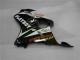 Mejores Carenados Moto Honda CBR600 F4i 2001-2003 - Blanco Amarillo Negro Brillante Playboy