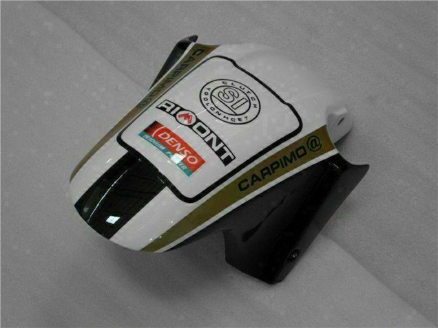 Mejores Carenados Moto Honda CBR600 F4i 2001-2003 - Blanco Amarillo Negro Brillante Playboy