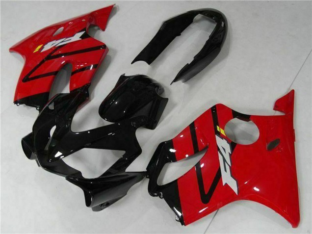 Mejores Carenado Moto Honda CBR600 F4i 2004-2007 - Rojo Negro Brillante