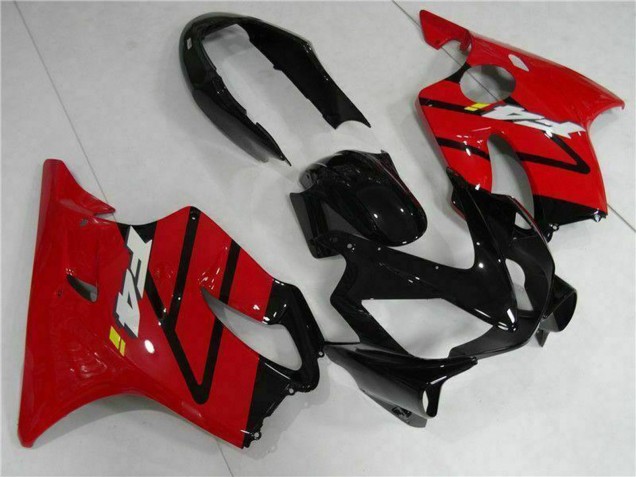Mejores Carenado Moto Honda CBR600 F4i 2004-2007 - Rojo Negro Brillante