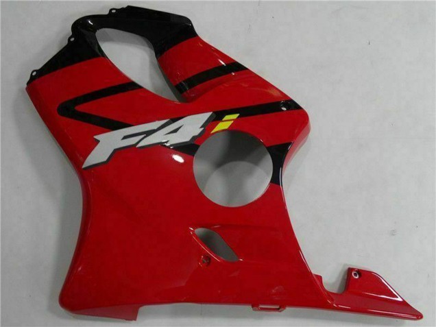 Mejores Carenado Moto Honda CBR600 F4i 2004-2007 - Rojo Negro Brillante