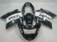 Mejores Carenados Moto Honda CBR1100XX Blackbird 1996-2007 - Negro Brillante Blanco West