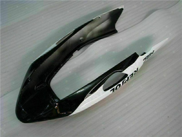 Mejores Carenados Moto Honda CBR1100XX Blackbird 1996-2007 - Blanco Negro Brillante Repsol