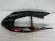 Mejores Carenado Moto ABS Honda CBR1100XX Blackbird 1996-2007 - Negro Brillante Rojo Llama