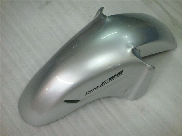 Mejores Carenado Moto Honda CBR1100XX Blackbird 1996-2007 - Plata Negro Llama