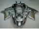 Mejores Carenado Moto Honda CBR1100XX Blackbird 1996-2007 - Plata Negro Llama