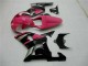 Mejores Carenados Moto Suzuki GSXR 600/750 2001-2003 - Rosa Plata Negro Brillante