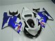 Mejores Carenados Moto Suzuki GSXR 600/750 2001-2003 - Blanco Azul Negro