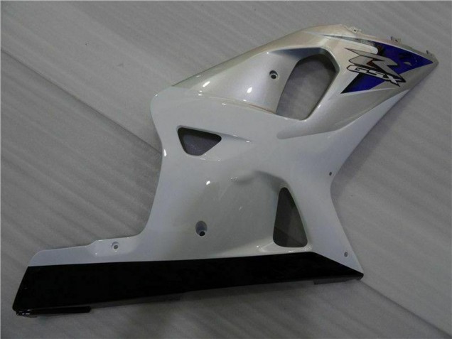 Mejores Carenados Moto Suzuki GSXR 600/750 2001-2003 - Blanco Plata Azul Negro