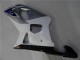 Mejores Carenados Moto Suzuki GSXR 600/750 2001-2003 - Blanco Plata Azul Negro