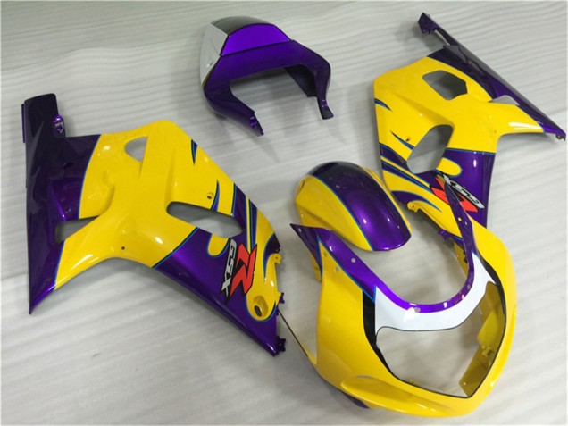 Mejores Carenados Moto Suzuki GSXR 600/750 2001-2003 - Amarillo Púrpura