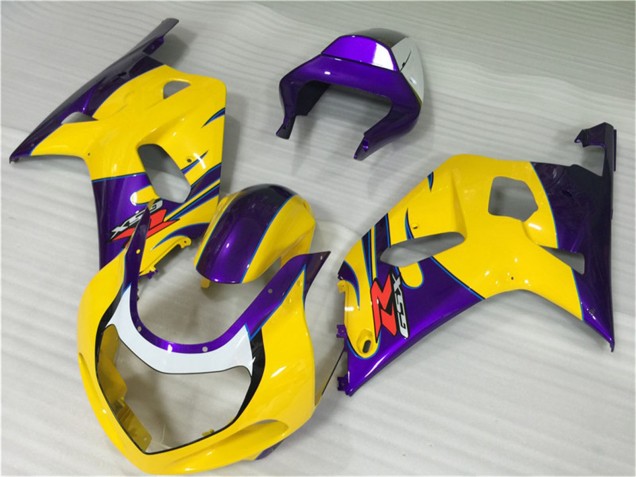 Mejores Carenados Moto Suzuki GSXR 600/750 2001-2003 - Amarillo Púrpura