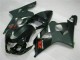 Mejores Carenados Moto Suzuki GSXR 600/750 2004-2005 - Negro Brillante Negro Mate Rojo Calcomanía