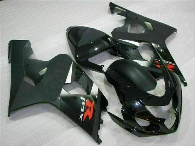 Mejores Carenados Moto Suzuki GSXR 600/750 2004-2005 - Negro Brillante Negro Mate Rojo Calcomanía