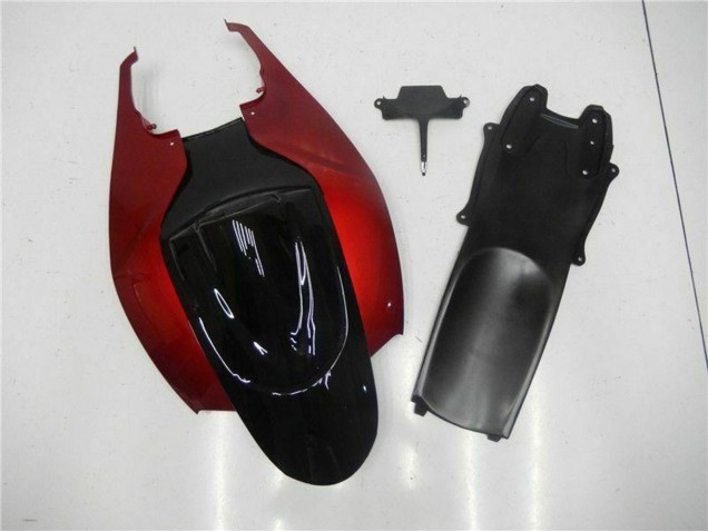 Mejores Carenado Moto Suzuki GSXR 600/750 2006-2007 - Rojo Negro Brillante